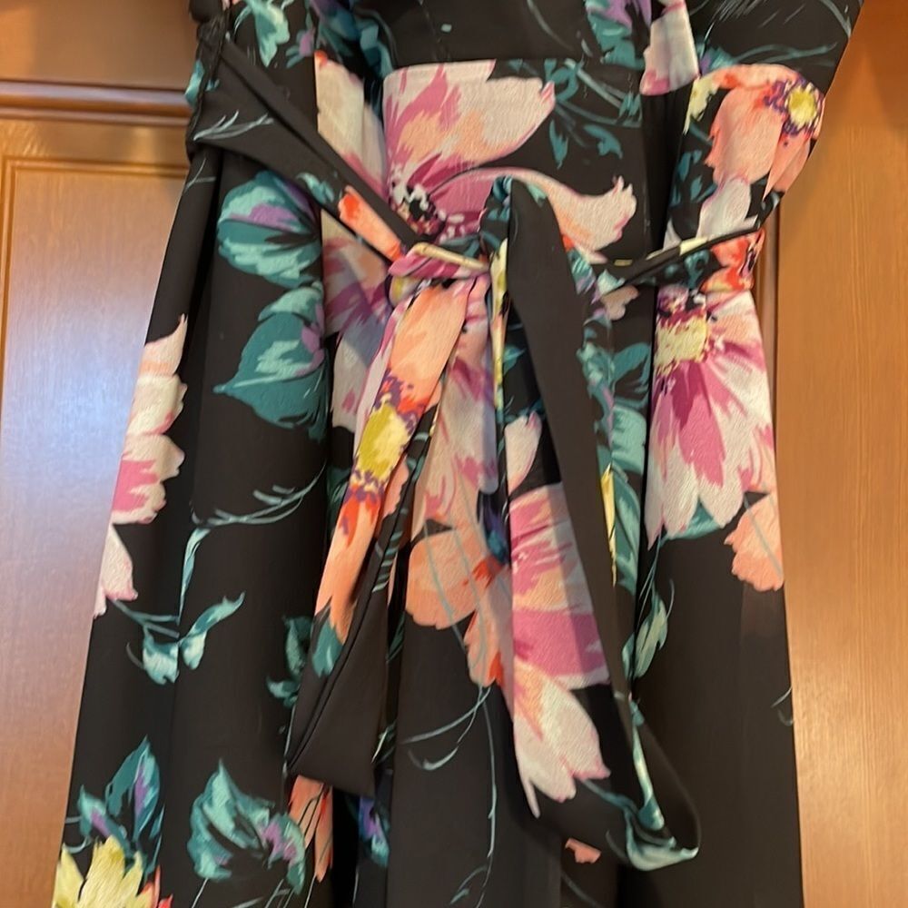 YUMI Kim Wild rose black midnight love shirt sleeve dress - Picture 9 of 16